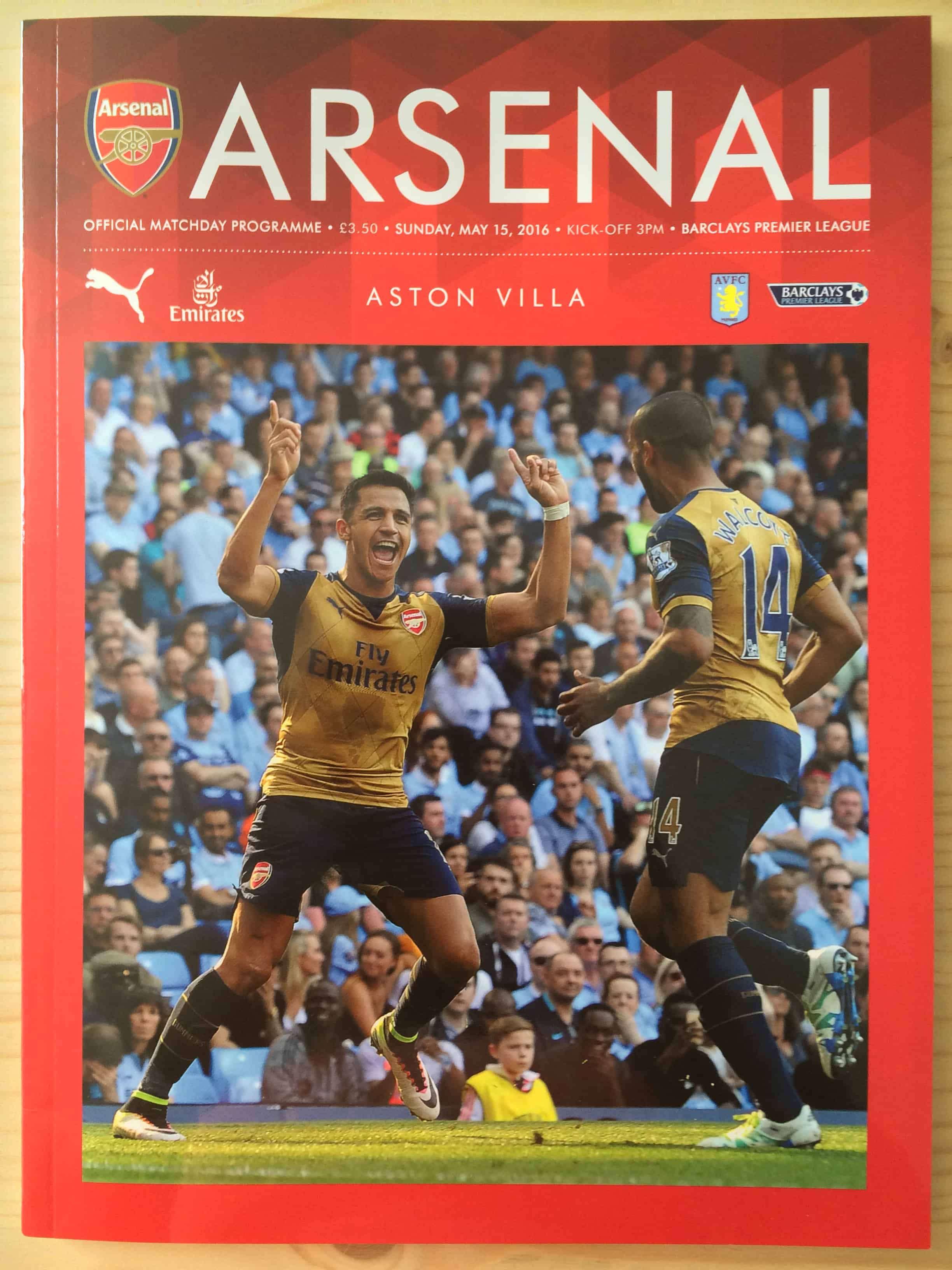 Arsenal FC v Aston Villa FC